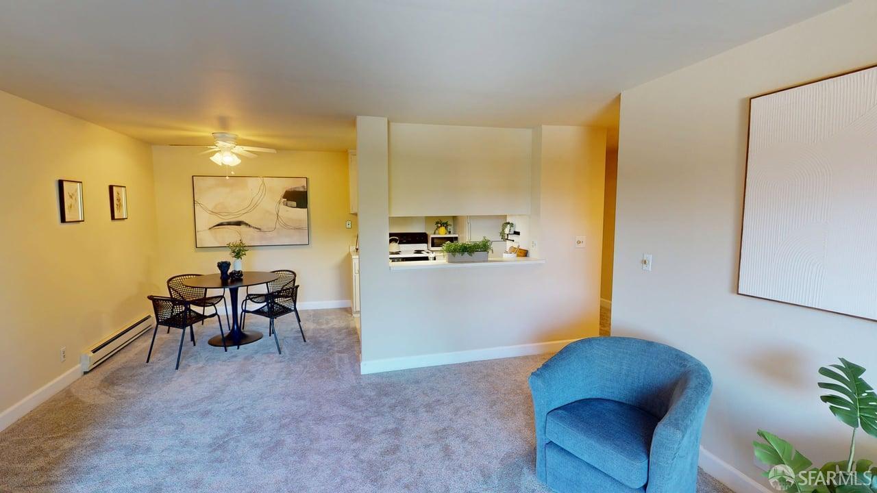 1305 Webster Street, Unit C309 Alameda, CA 94501 - Photo 3 of 24 a room with furniture and dining table