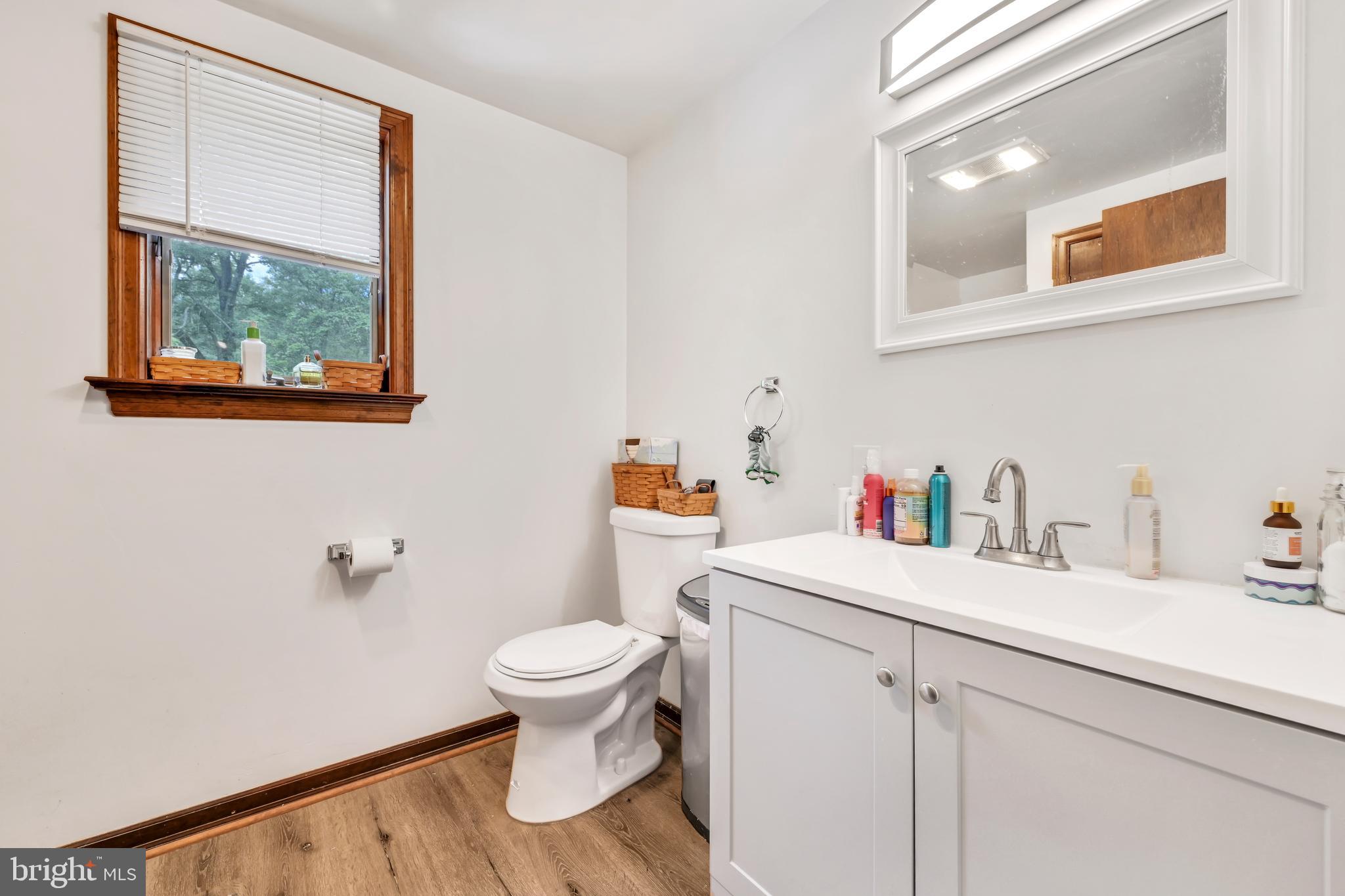 3511 Mountain Road Slatington, PA 18080 - Photo 15 of 27 a bathroom with a sink vanity mirror and toilet