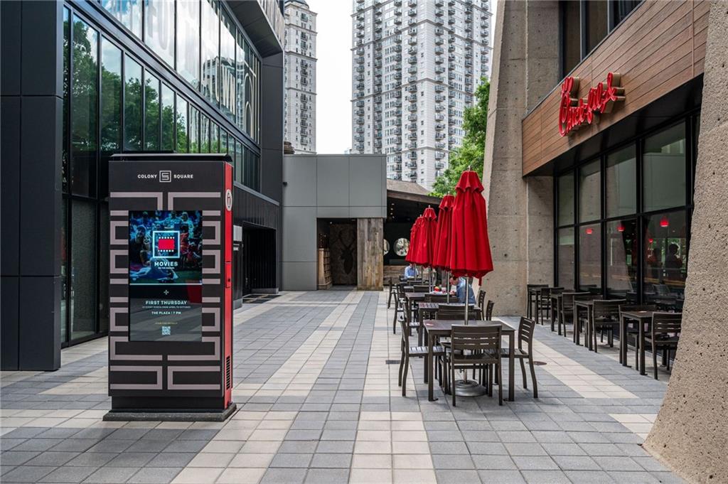 145 15th Street Northeast, Unit 1225 Atlanta, GA 30361 - Photo 36 of 54 an outdoor space with seating