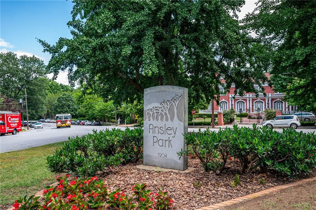 145 15th Street Northeast, Unit 1225 Atlanta, GA 30361 - Photo 54 of 54 a view of a street with large trees