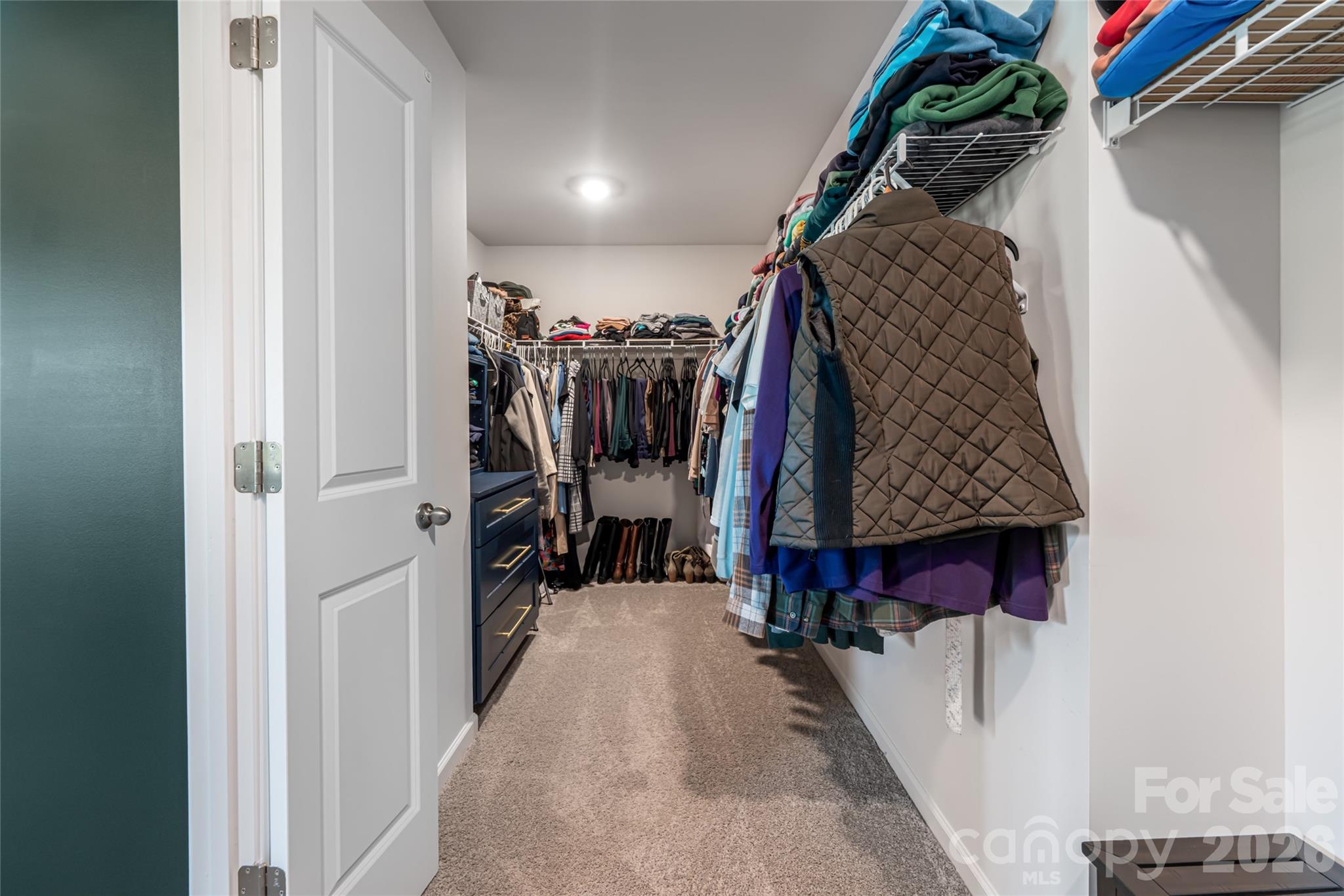 615 Fox Cove Road Hendersonville, NC 28792 - Photo 28 of 47 a view of walk in closet with clothes and shoes