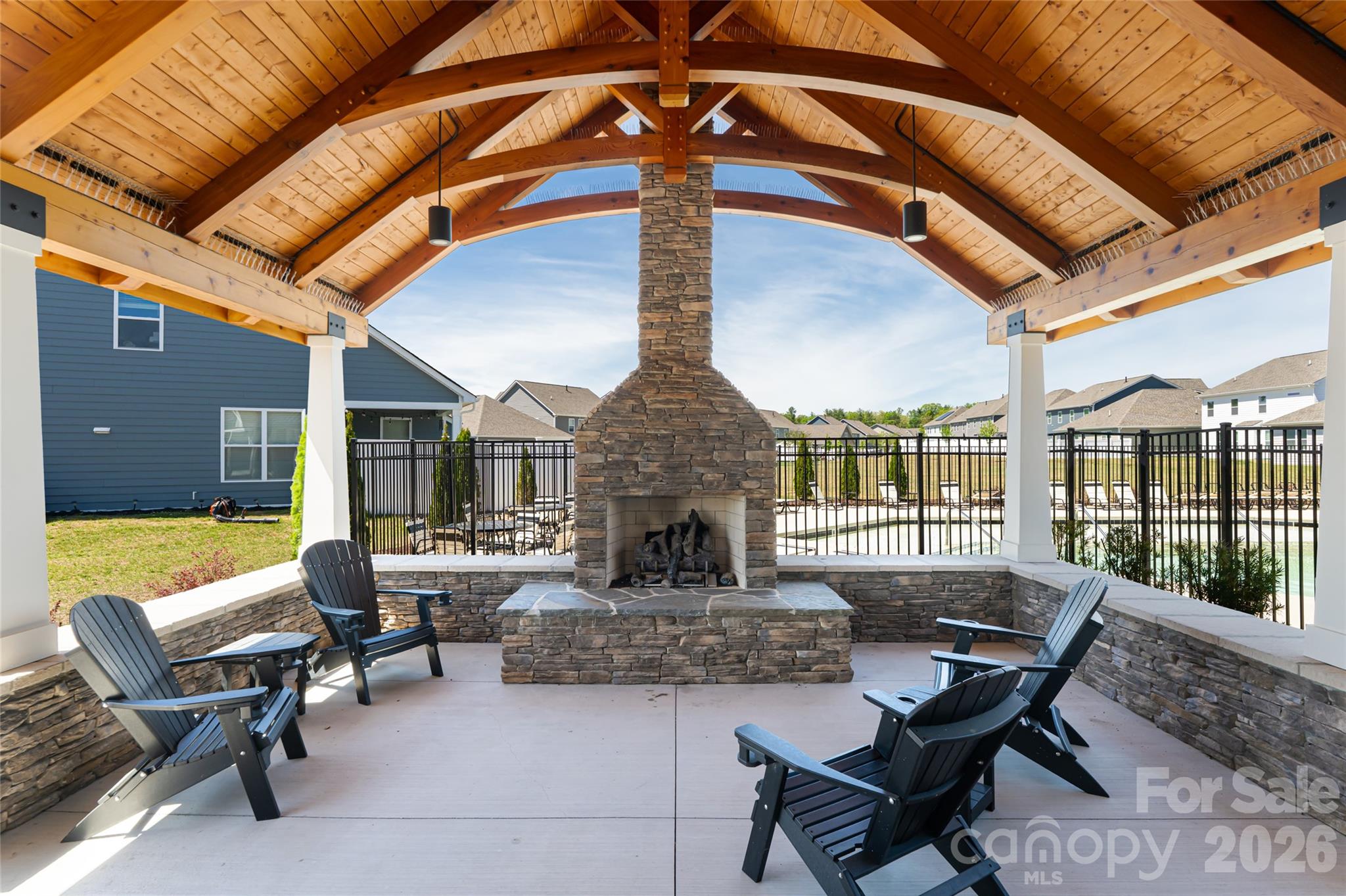 615 Fox Cove Road Hendersonville, NC 28792 - Photo 47 of 47 a view of a patio with couches table and chairs