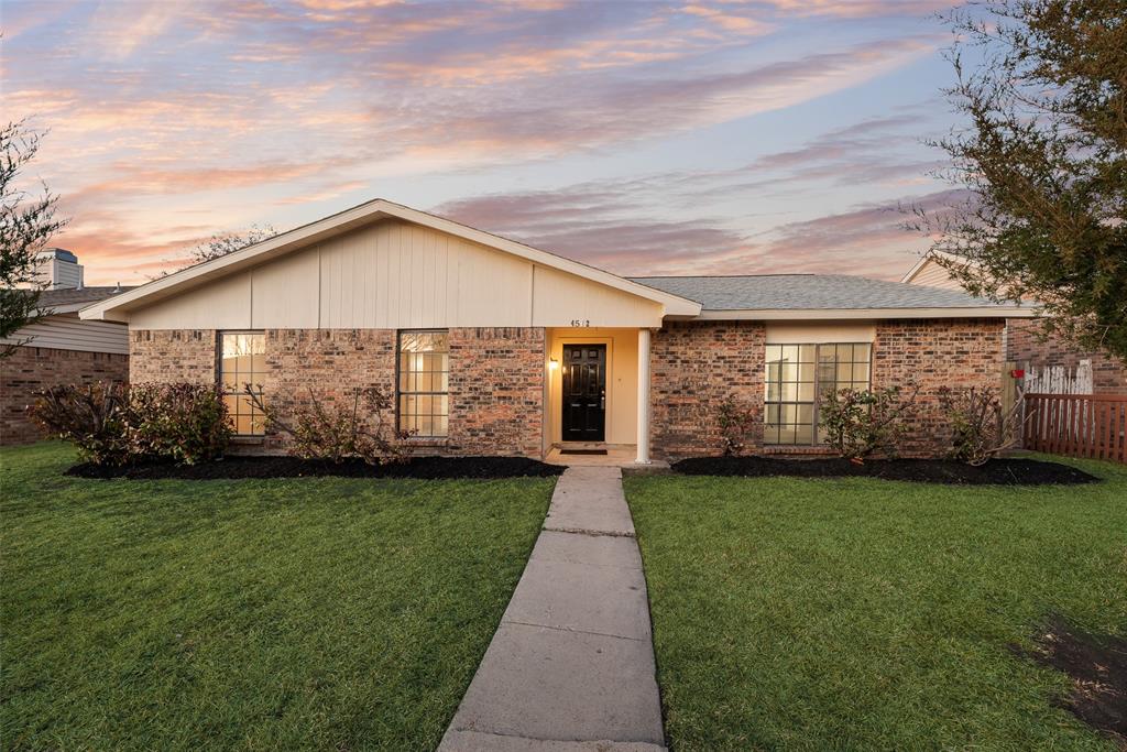 a view of a house with garden