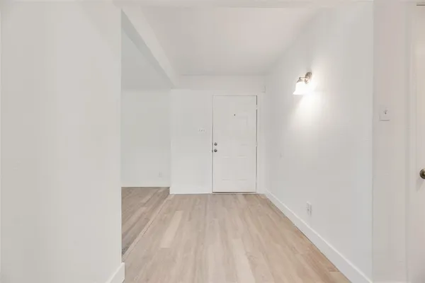 a view of wooden floor in a room