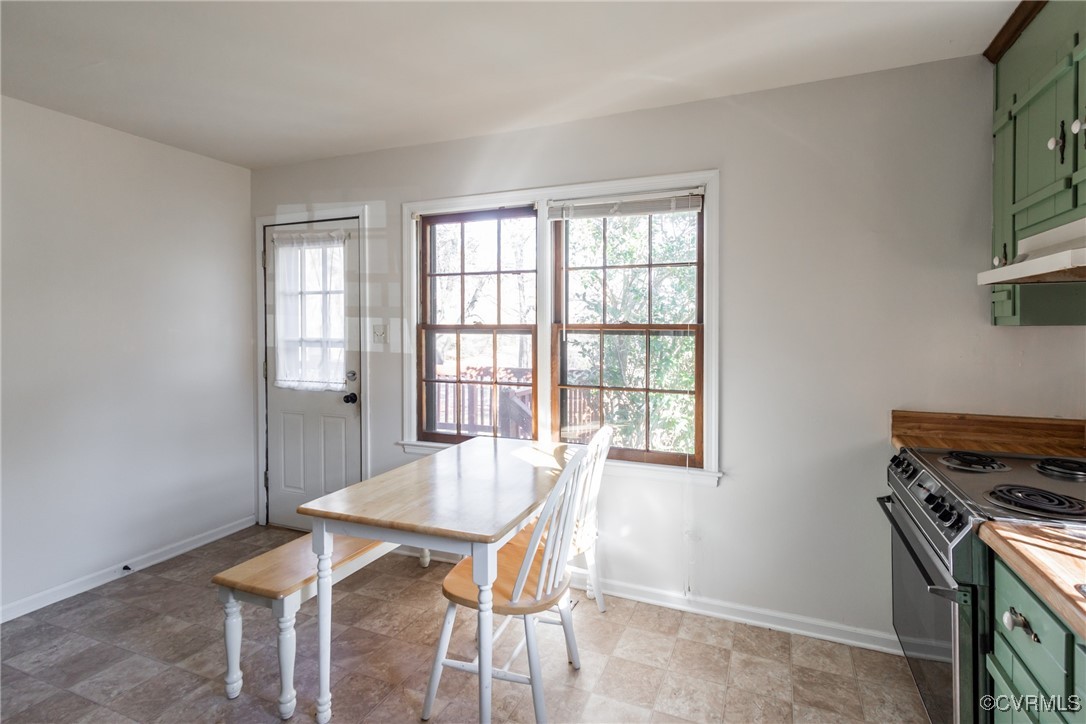 12901 Branders Bridge Road Chester, VA 23831 - Photo 10 of 28 a view of a dining room with furniture window and outside view