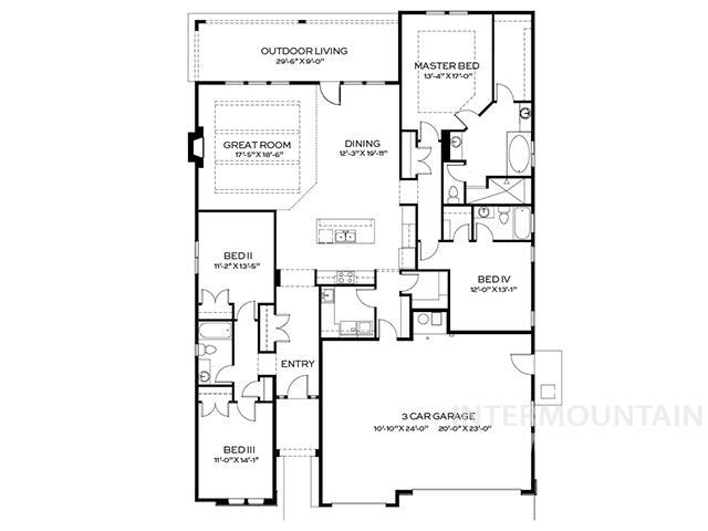 11468 South Saylis Place Kuna, ID 83634 - Photo 38 of 38 View of floor plan / room layout
