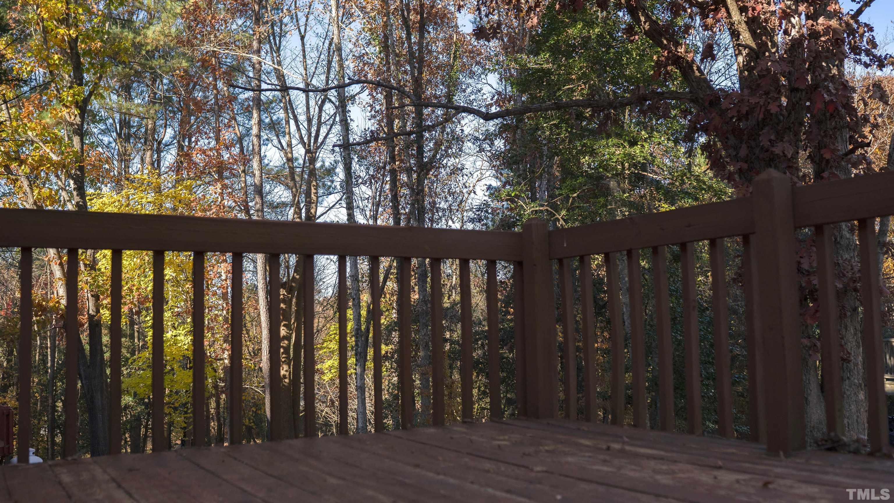 7921 Mandrel Way Raleigh, NC 27616 - Photo 27 of 32 a view of a wooden deck