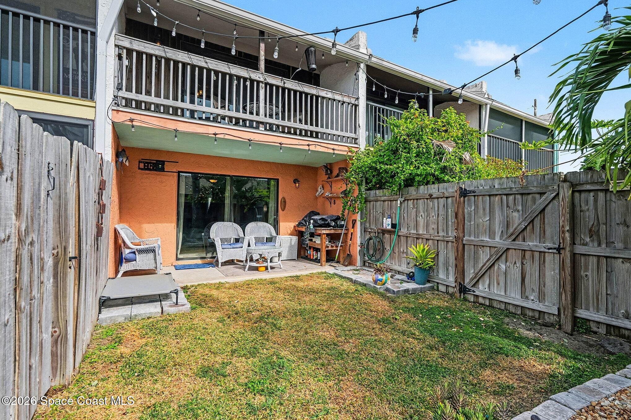 290 North 2nd Street, Unit 3 Cocoa Beach, FL 32931 - Photo 17 of 31 a view of a house with backyard and porch