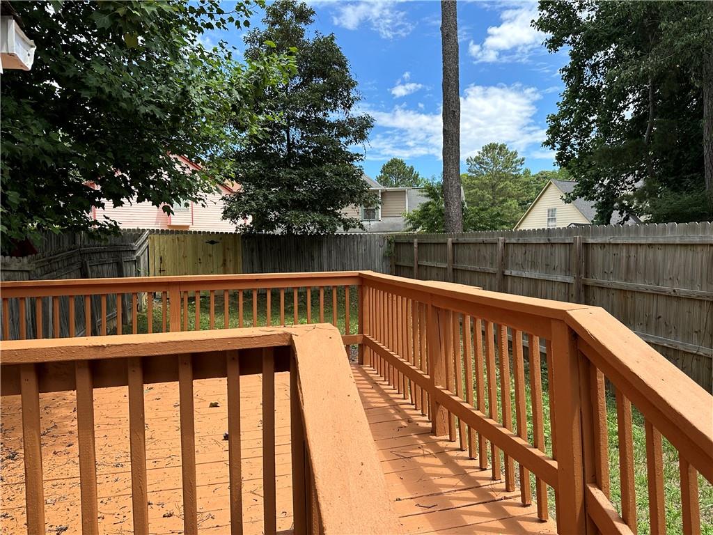 1923 Cheatham Woods Drive Southwest Marietta, GA 30008 - Photo 19 of 20 a view of balcony with staircase