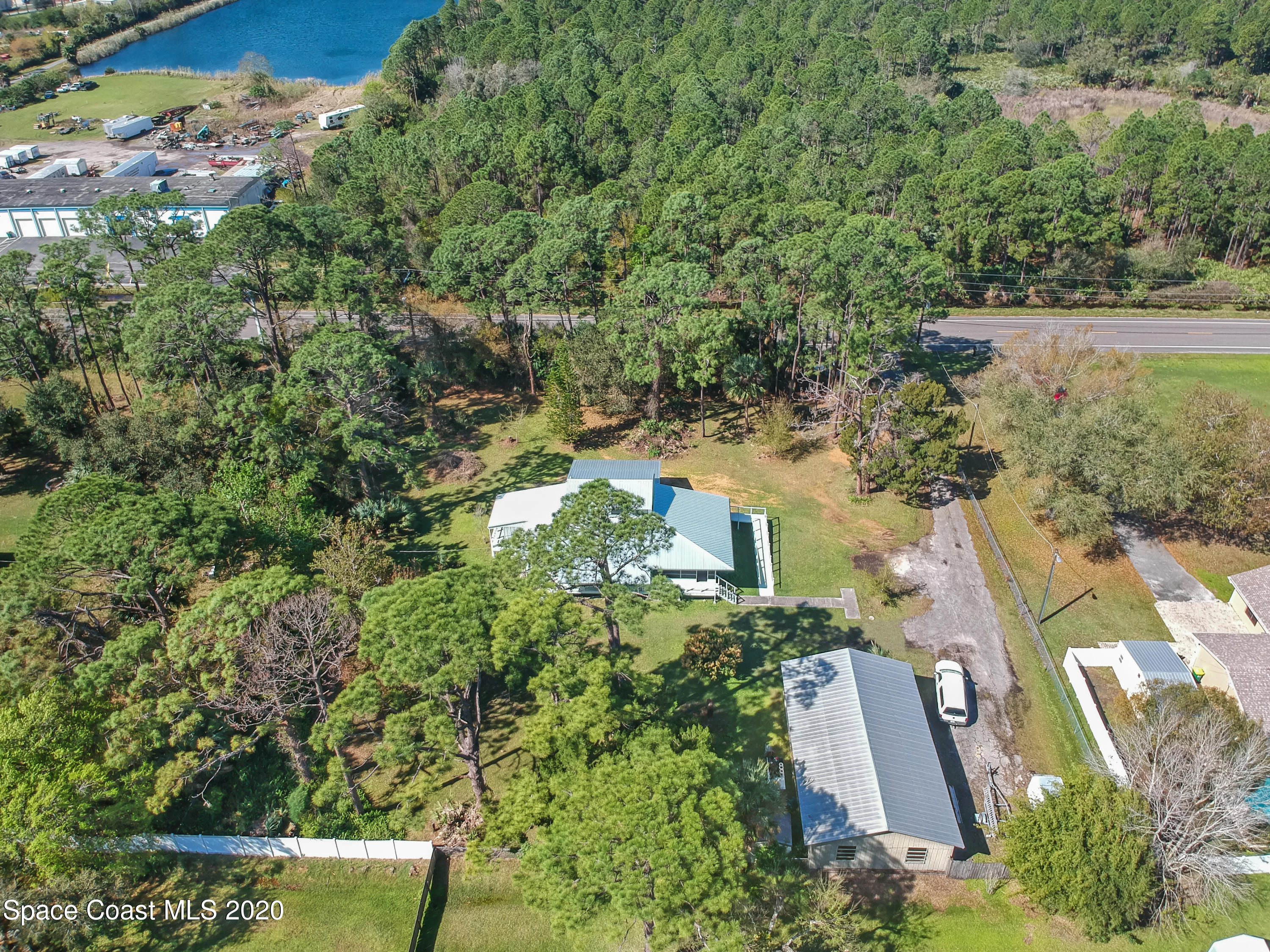 765 Cox Road Cocoa, FL 32926 - Photo 3 of 39 AERIAL VIEW