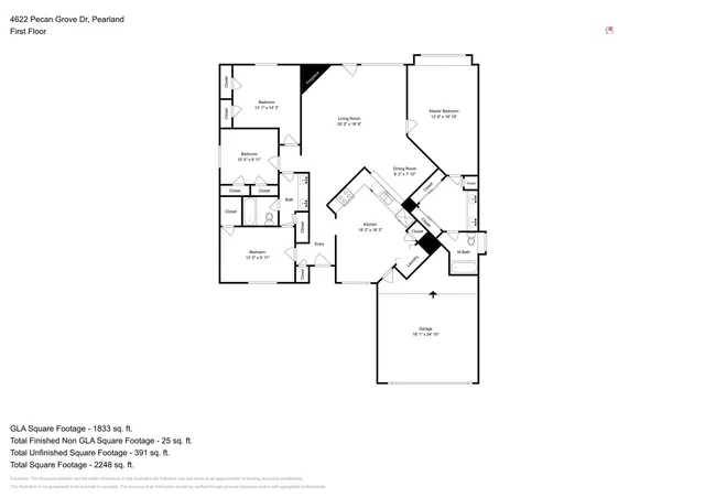 $2,325 | 4622 Pecan Grove Drive, Pearland, TX 77584