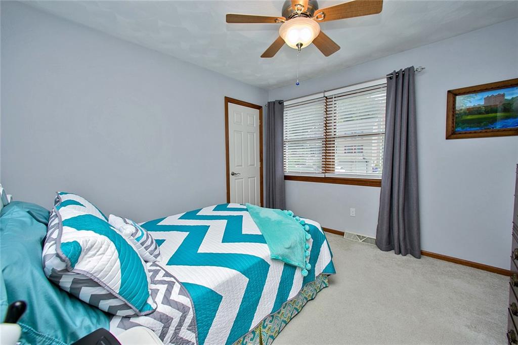 83 Rustic Ridge Drive Pittsburgh, PA 15239 - Photo 22 of 25 Bed Room with Paddle Fan