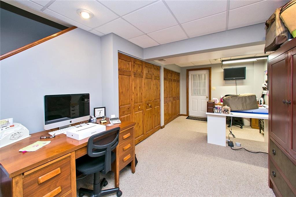 83 Rustic Ridge Drive Pittsburgh, PA 15239 - Photo 23 of 25 Lower Level Game Room Looking at the Entrance to the 3rd Garage