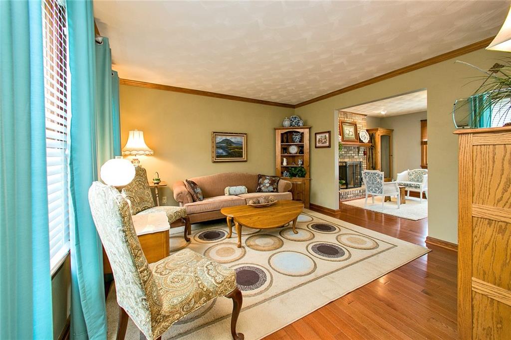 83 Rustic Ridge Drive Pittsburgh, PA 15239 - Photo 4 of 25 View into the Living Room & Dining Room from the Entry Hall