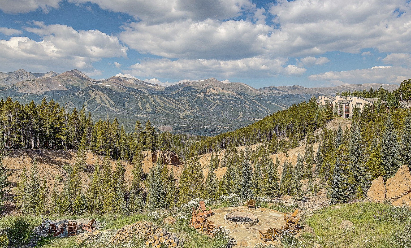 59 Club House Road, Unit C Breckenridge, CO 80424 - Photo 12 of 50 Summer view of mountain backdrop