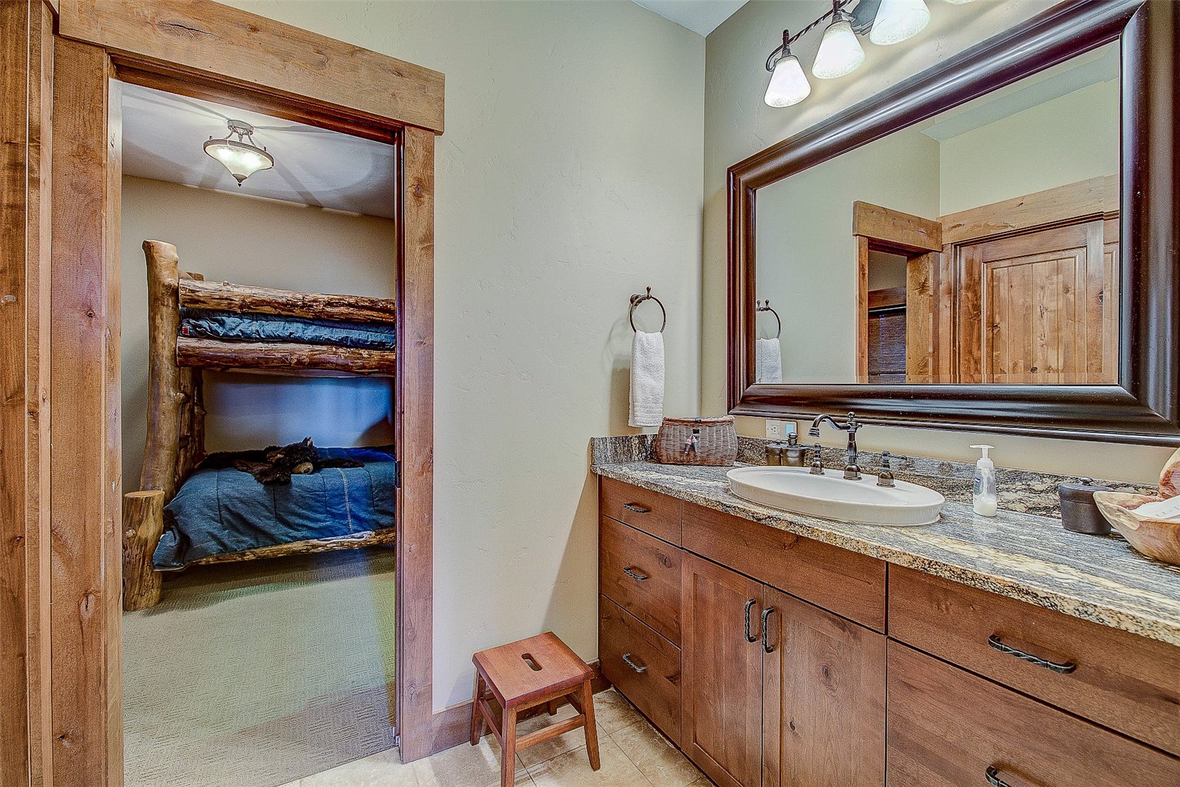 59 Club House Road, Unit C Breckenridge, CO 80424 - Photo 26 of 50 Bathroom featuring vanity and connected bathroom