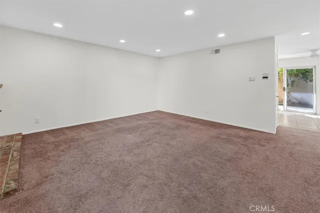 a view of empty room