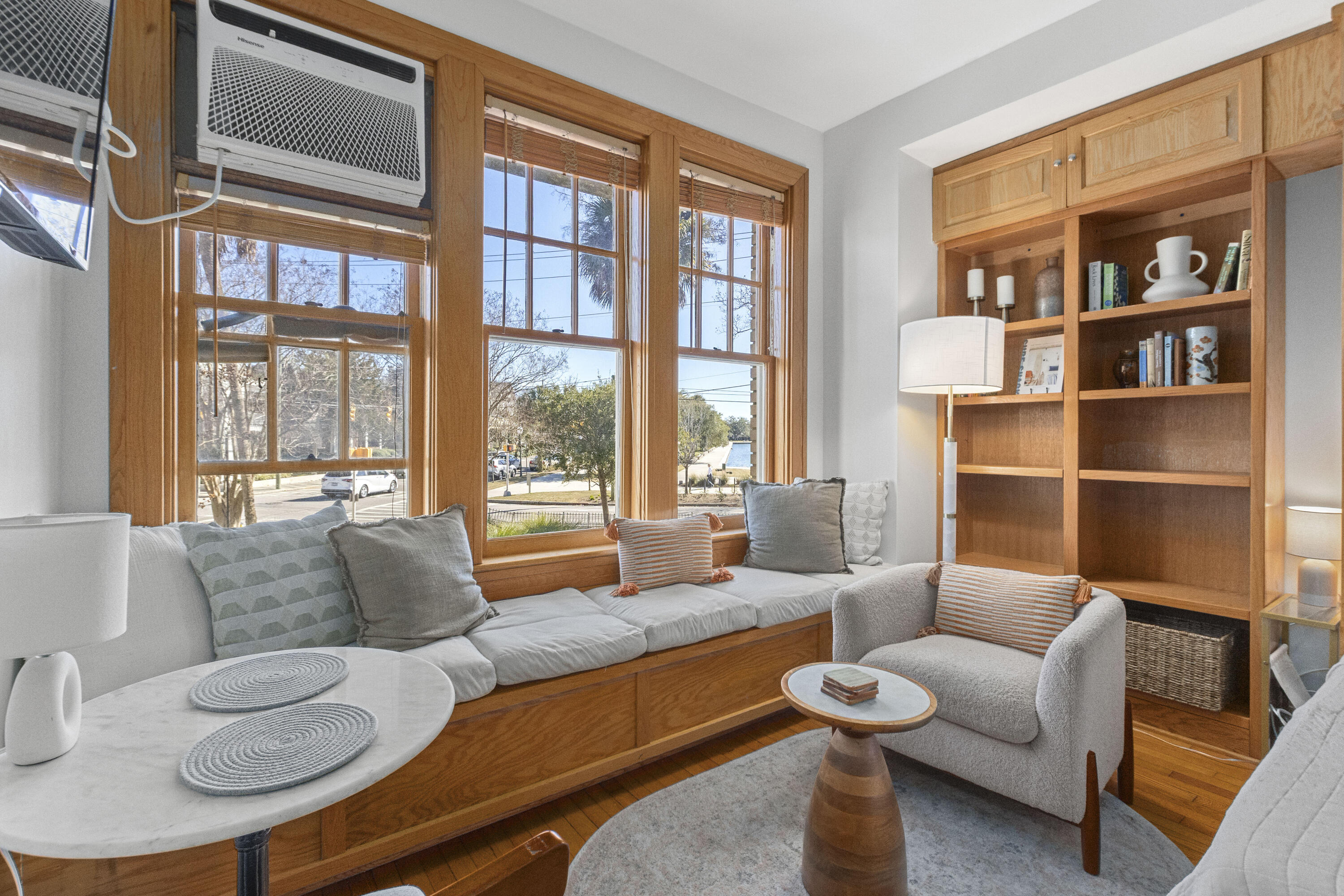 63 Rutledge Avenue, Unit 10 Charleston, SC 29401 - Photo 9 of 33 Window Seating and Dining/Living Area