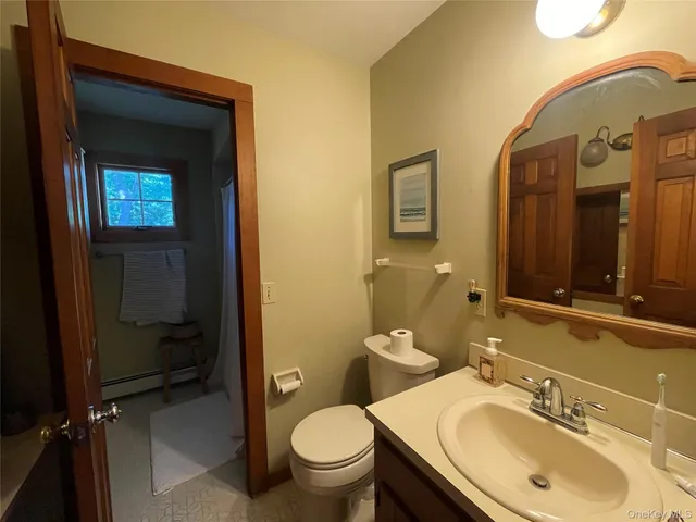 a bathroom with a sink and a toilet