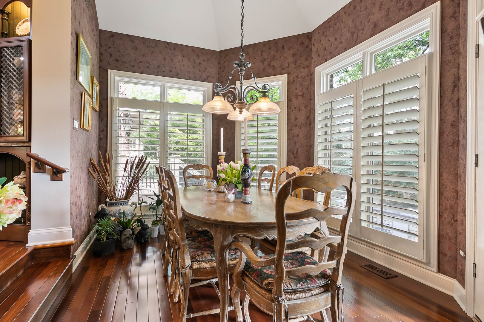 992 Sylvan Circle Naperville, IL 60540 - Photo 13 of 36 a dining room with furniture window wooden floor