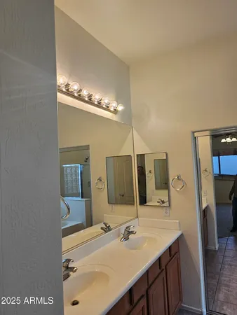 a view of a hallway with closet