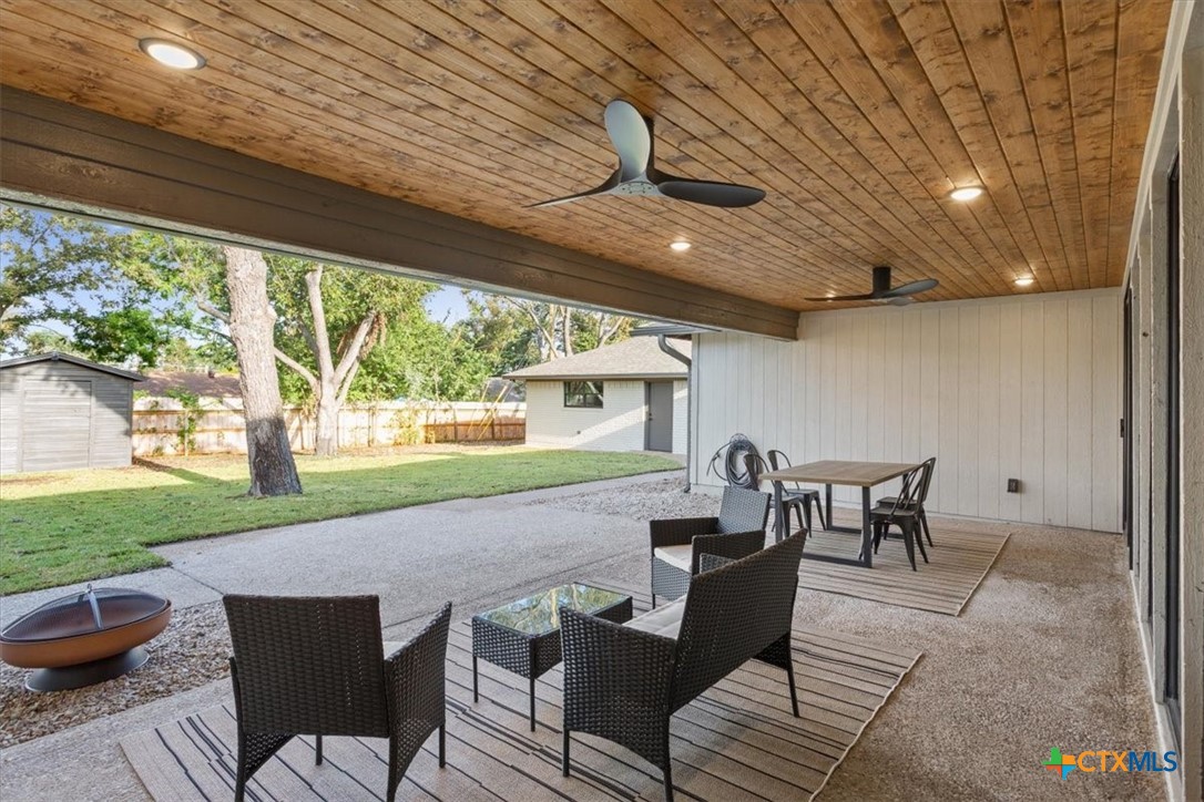 4306 Spanish Oak Road Temple, TX 76502 - Photo 32 of 36 a view of a patio with furniture