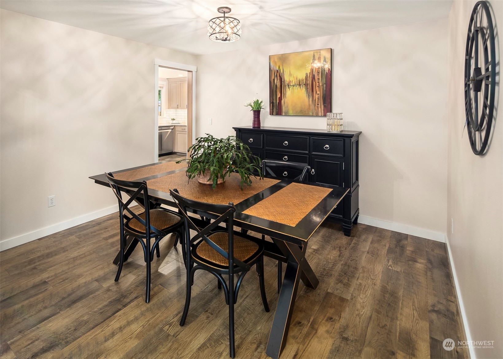 1601 Field Avenue Northeast Renton, WA 98059 - Photo 8 of 36 a view of a dining room with furniture and wooden floor