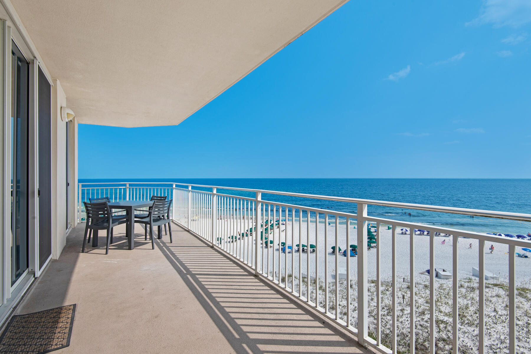1110 Santa Rosa Boulevard, Unit B501 Fort Walton Beach, FL 32548 - Photo 21 of 51 a balcony with table and chairs