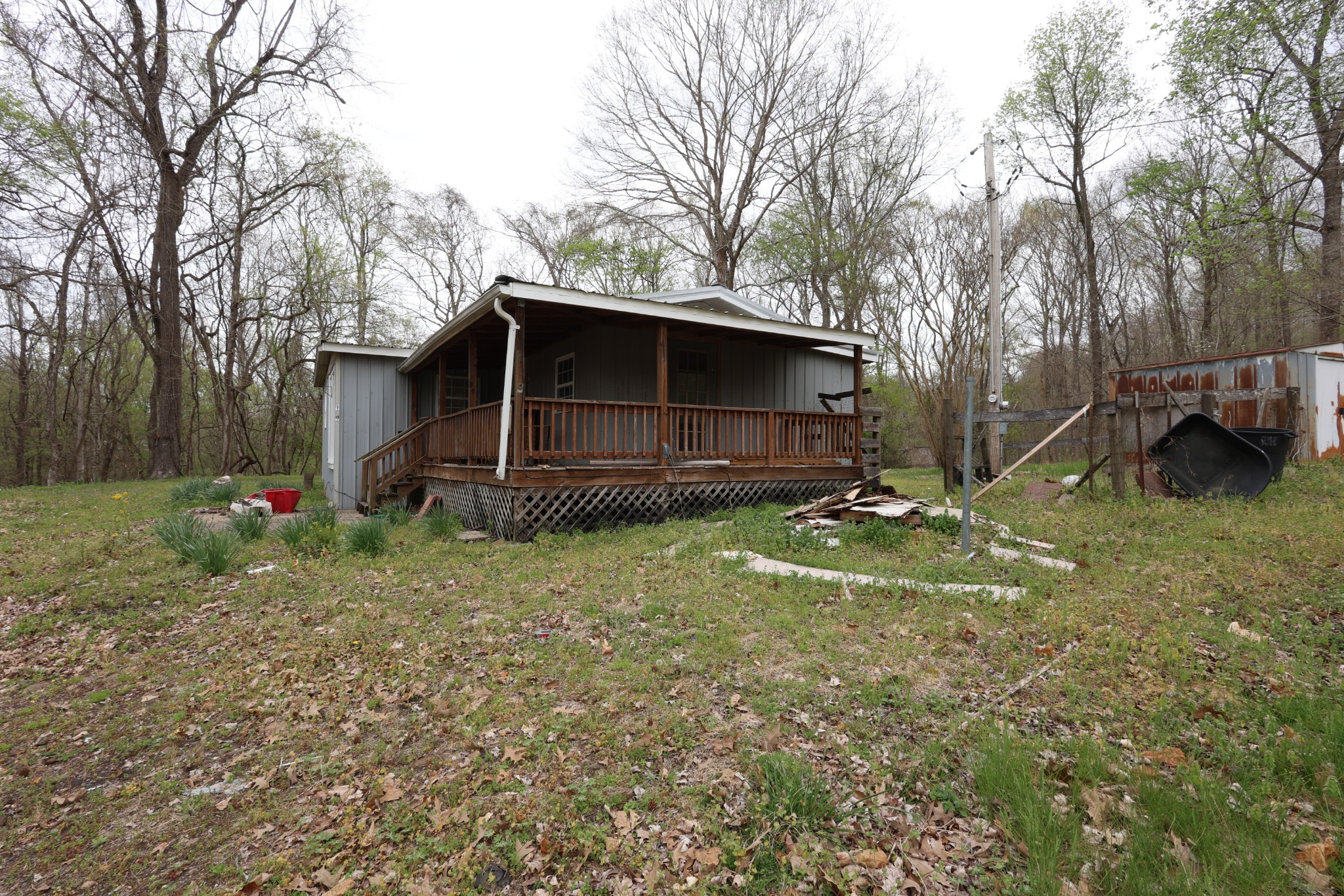 109 Furnace Hill Road Indian Mound, TN 37079 - Photo 4 of 17 a view of backyard with trampoline