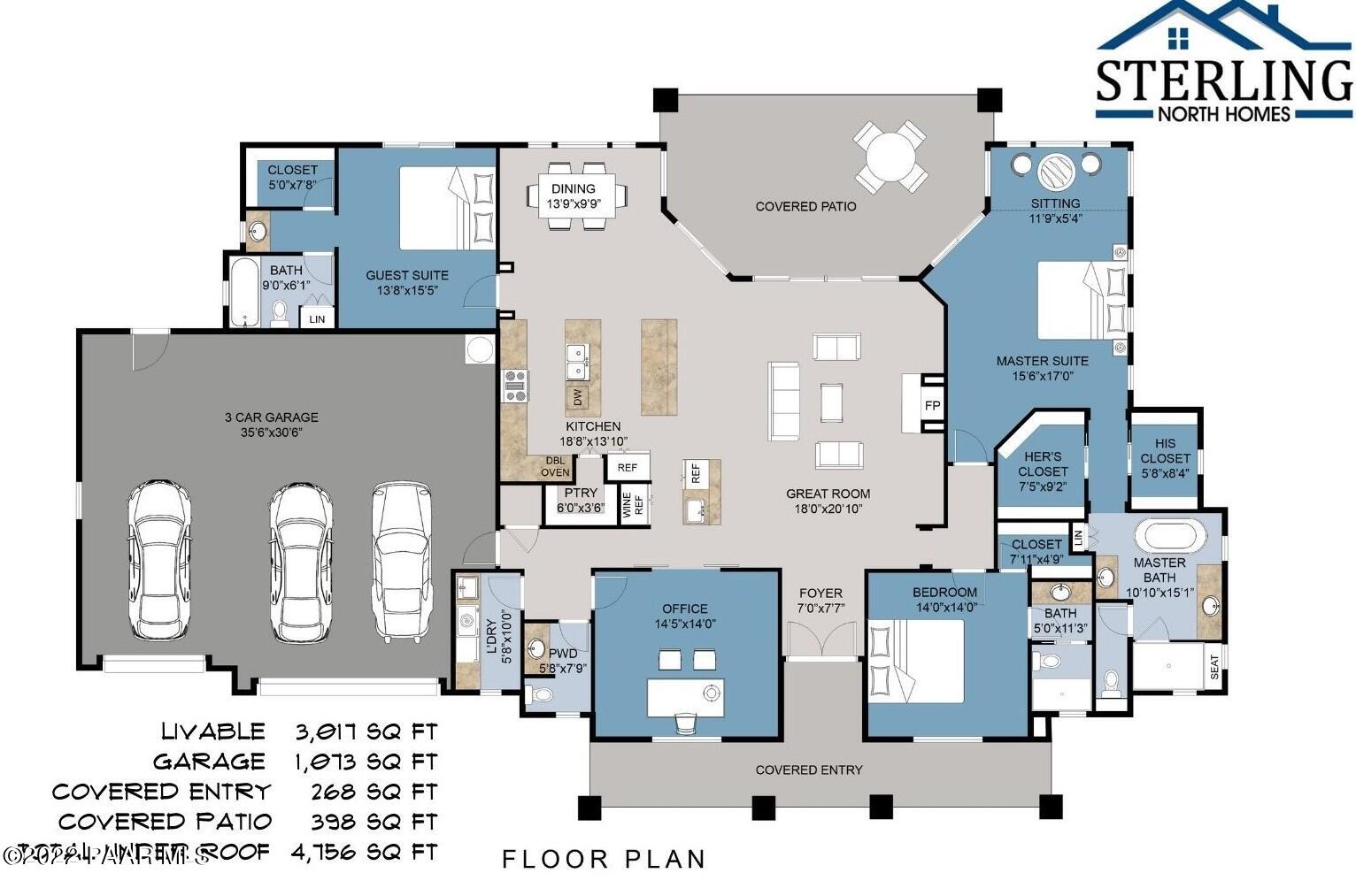 125 Rotonda Way Prescott, AZ 86301 - Photo 43 of 43 125 Rotunda - Floor Plan - Rev2