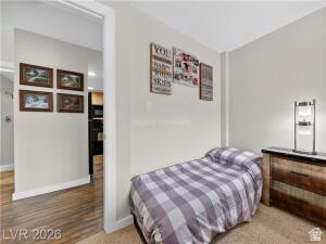 407 South Vasels Road, Unit 49 Brian Head, UT 84719 - Photo 23 of 40 Bedroom with baseboards and wood finished floors