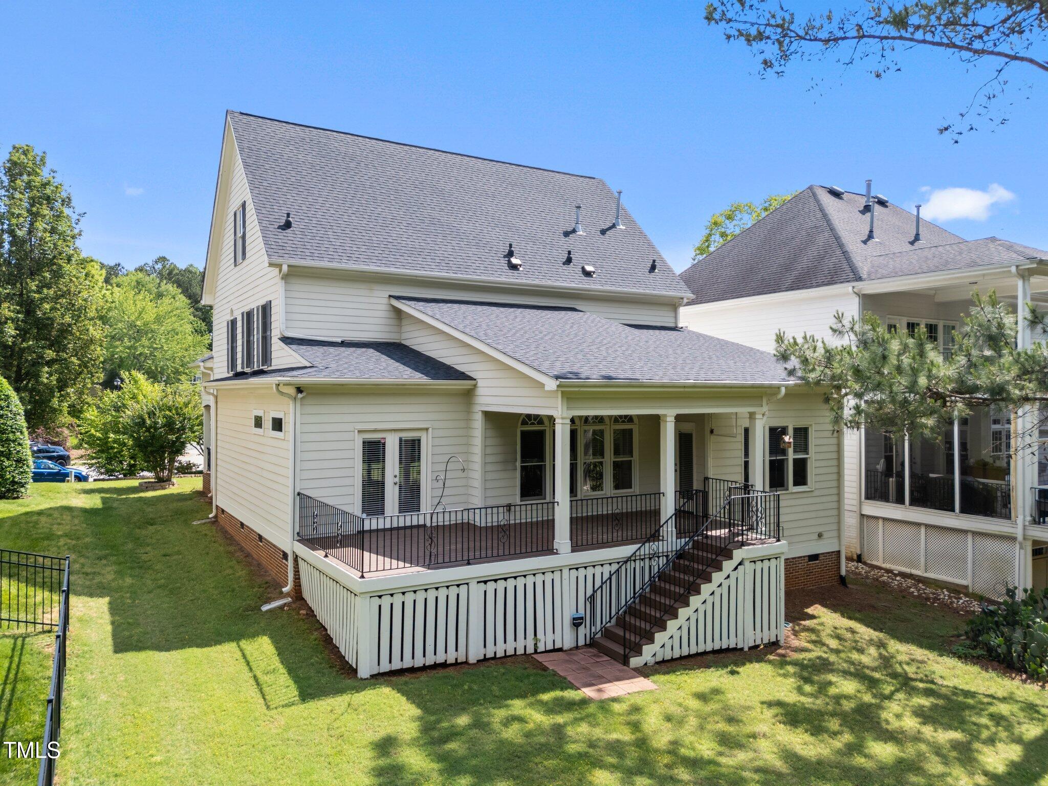 12217 Beestone Lane Raleigh, NC 27614 - Photo 31 of 48 Covered Deck