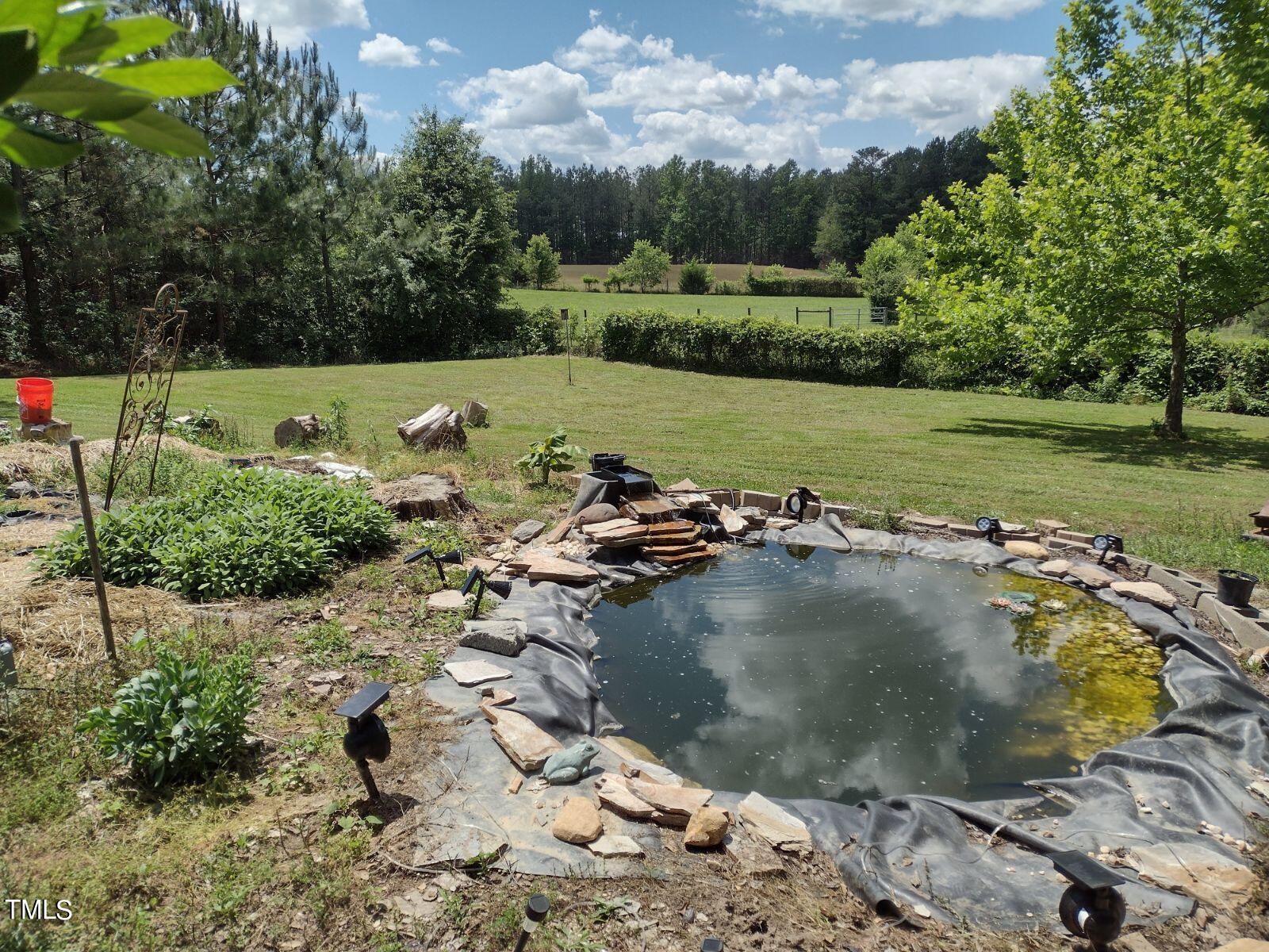 2650 Schloss Road Louisburg, NC 27549 - Photo 32 of 48 a view of a lake with a yard