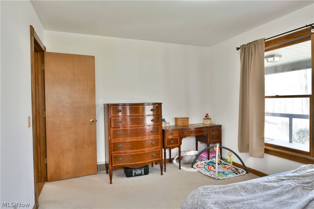 6570 Spencer Clark Road Fowler, OH 44418 - Photo 24 of 49 Bedroom featuring light colored carpet