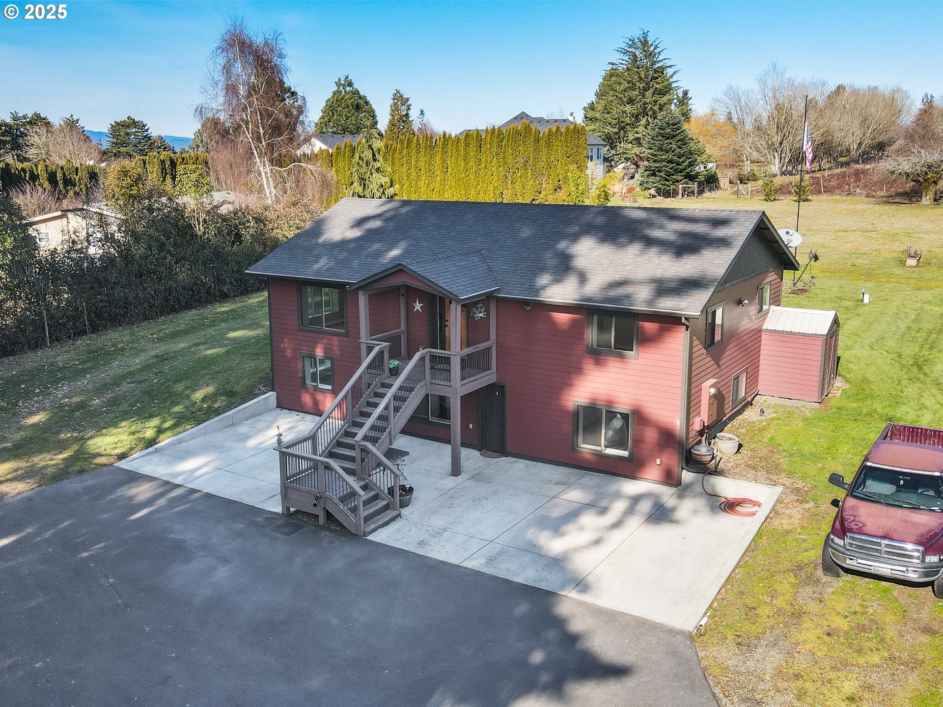 5714 Northwest 169th Street Ridgefield, WA 98642 - Photo 48 of 48 an outdoor space with swimming pool and furniture