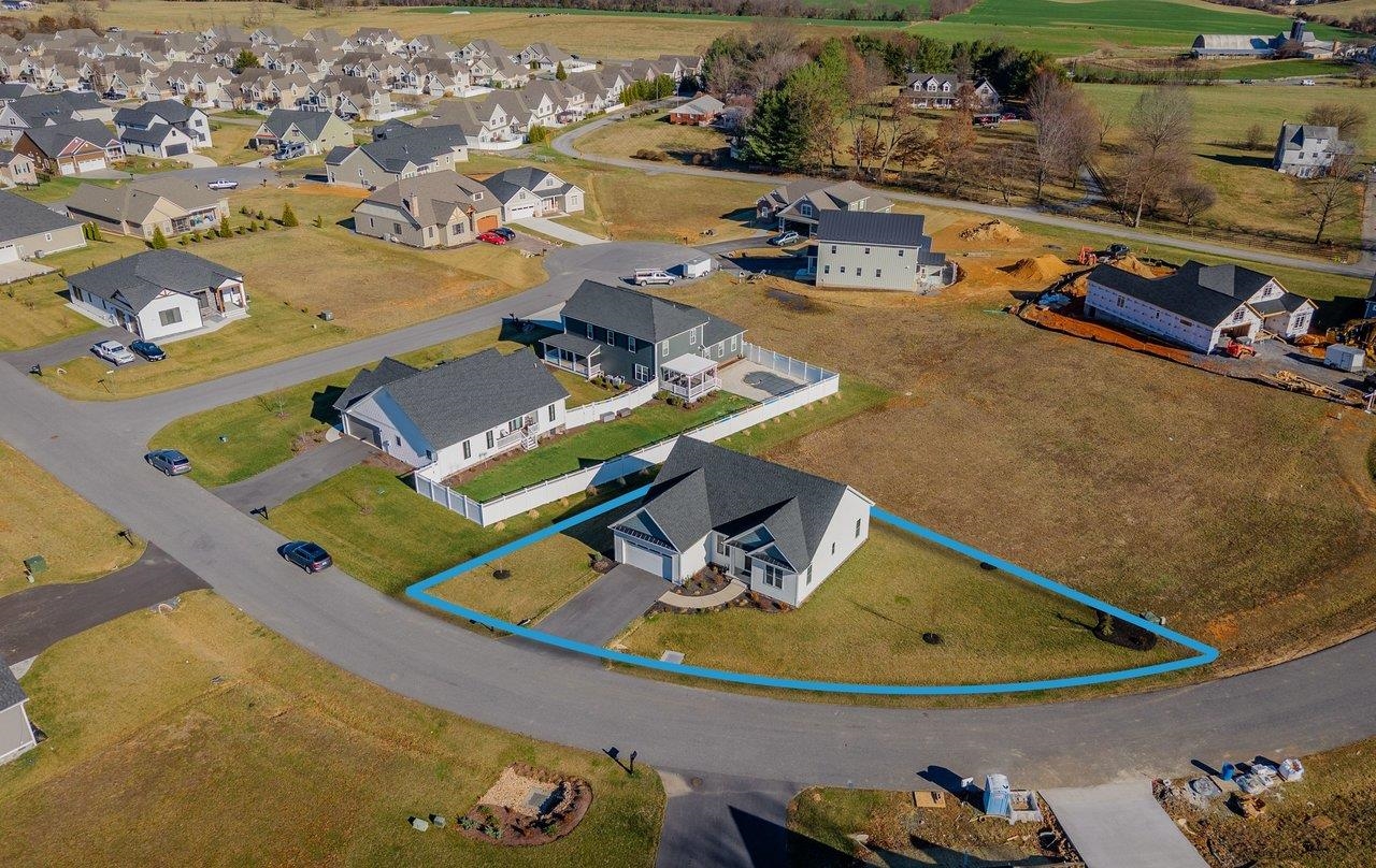 475 Beauford Road Harrisonburg, VA 22801 - Photo 71 of 75 an aerial view of a house with swimming pool