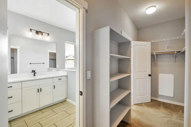 a view of room with closet