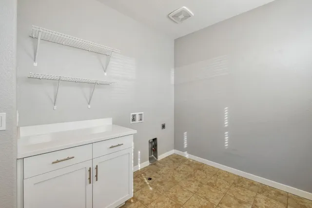 a view of a hallway with closet