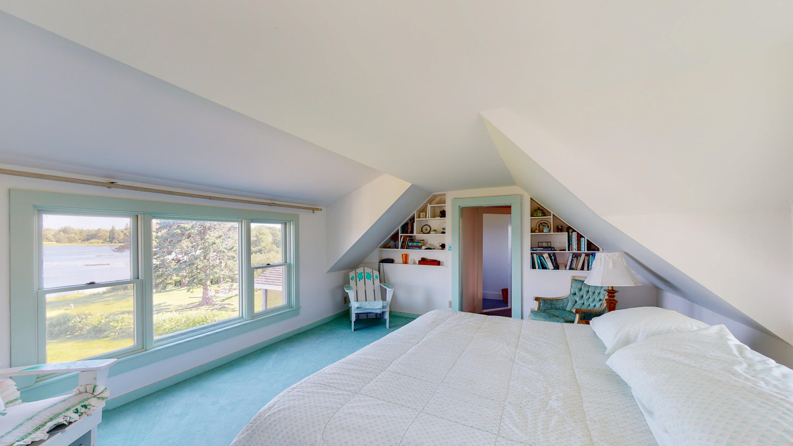 496 Port Clyde Road Tenants Harbor, ME 04860 - Photo 36 of 78 Main House - Large Bedroom
