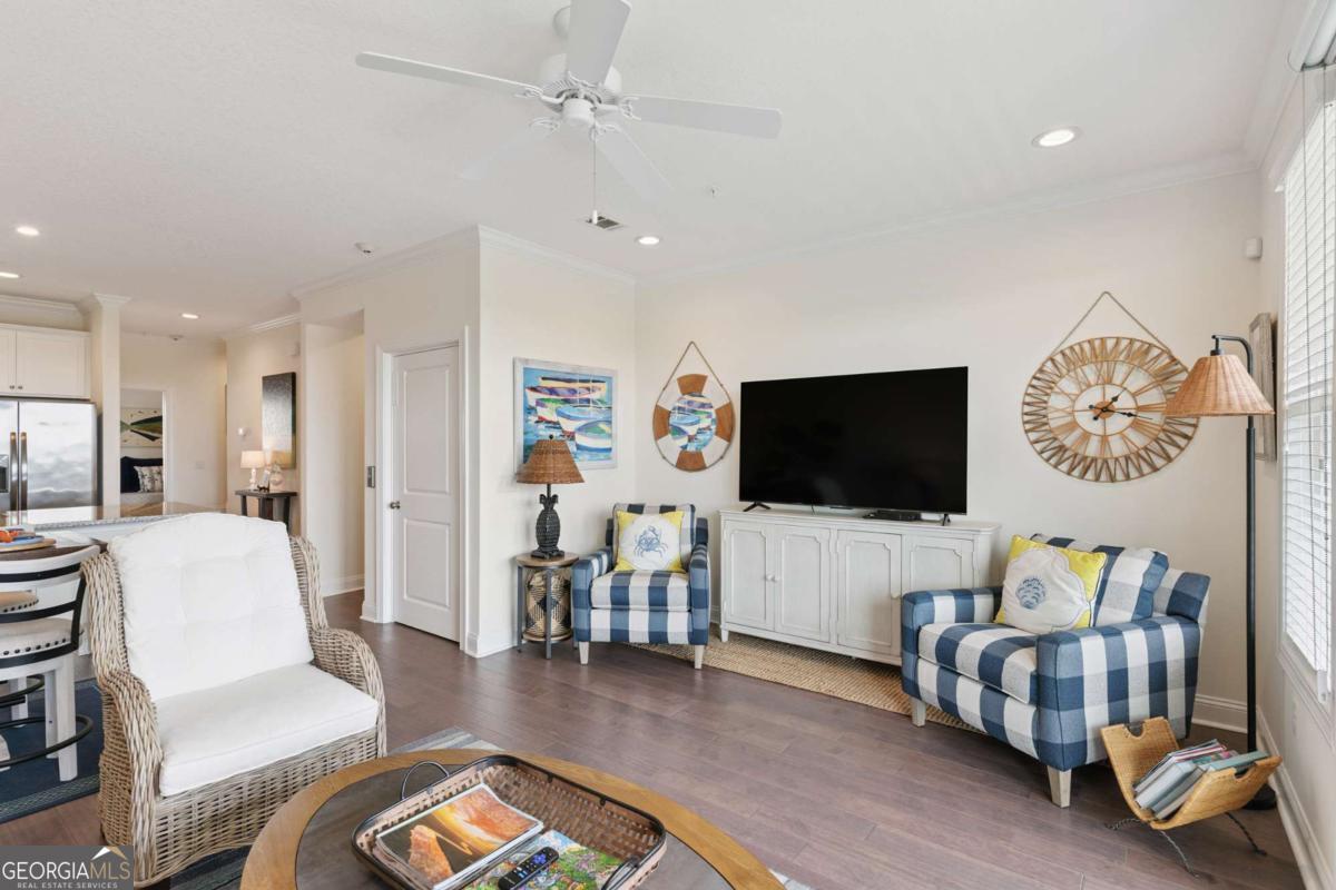 16 Hidden Harbor Road Brunswick, GA 31525 - Photo 15 of 42 a living room with furniture and a flat screen tv