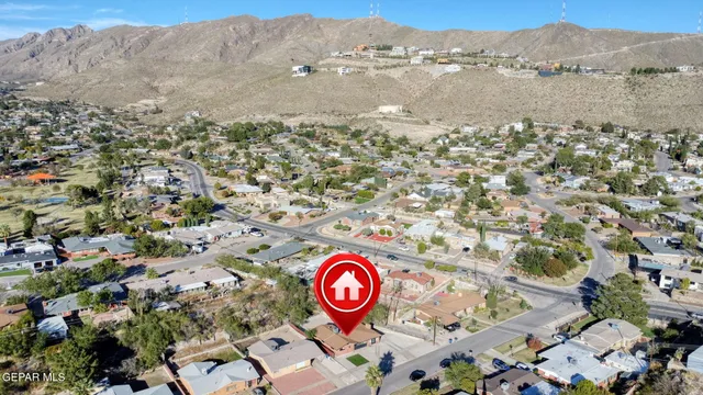 view of city and mountain