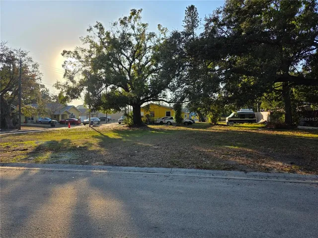 a view of yard with green space