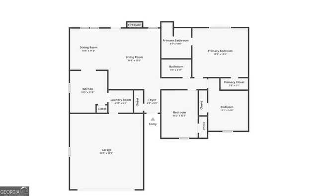 $2,025 | 420 Rosehill Drive, McDonough, GA 30253