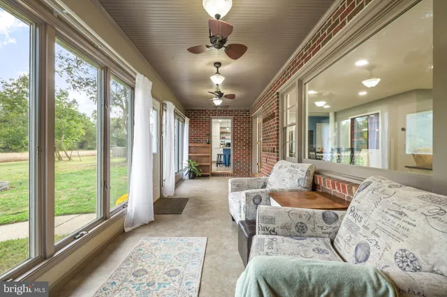 a view of front door of house