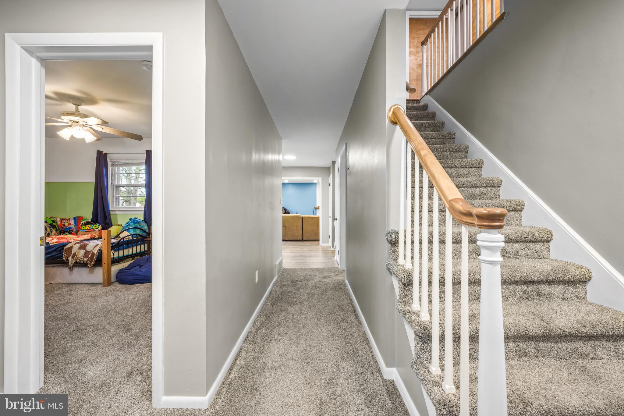 376 Griscom Drive Mannington, NJ 08079 - Photo 24 of 48 a view of a hallway with wooden floor and entryway