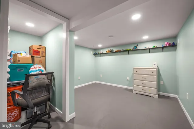 a view of a storage in a room