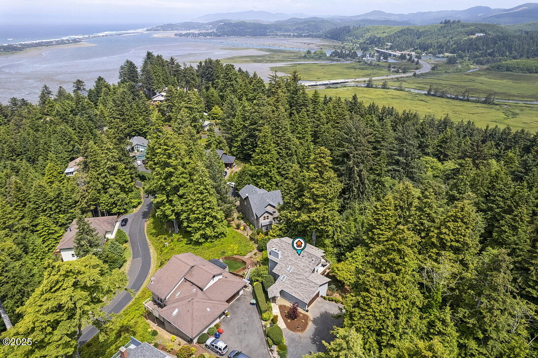 445 Summit View Lane Gleneden Beach, OR 97388 - Photo 2 of 67 Aerial