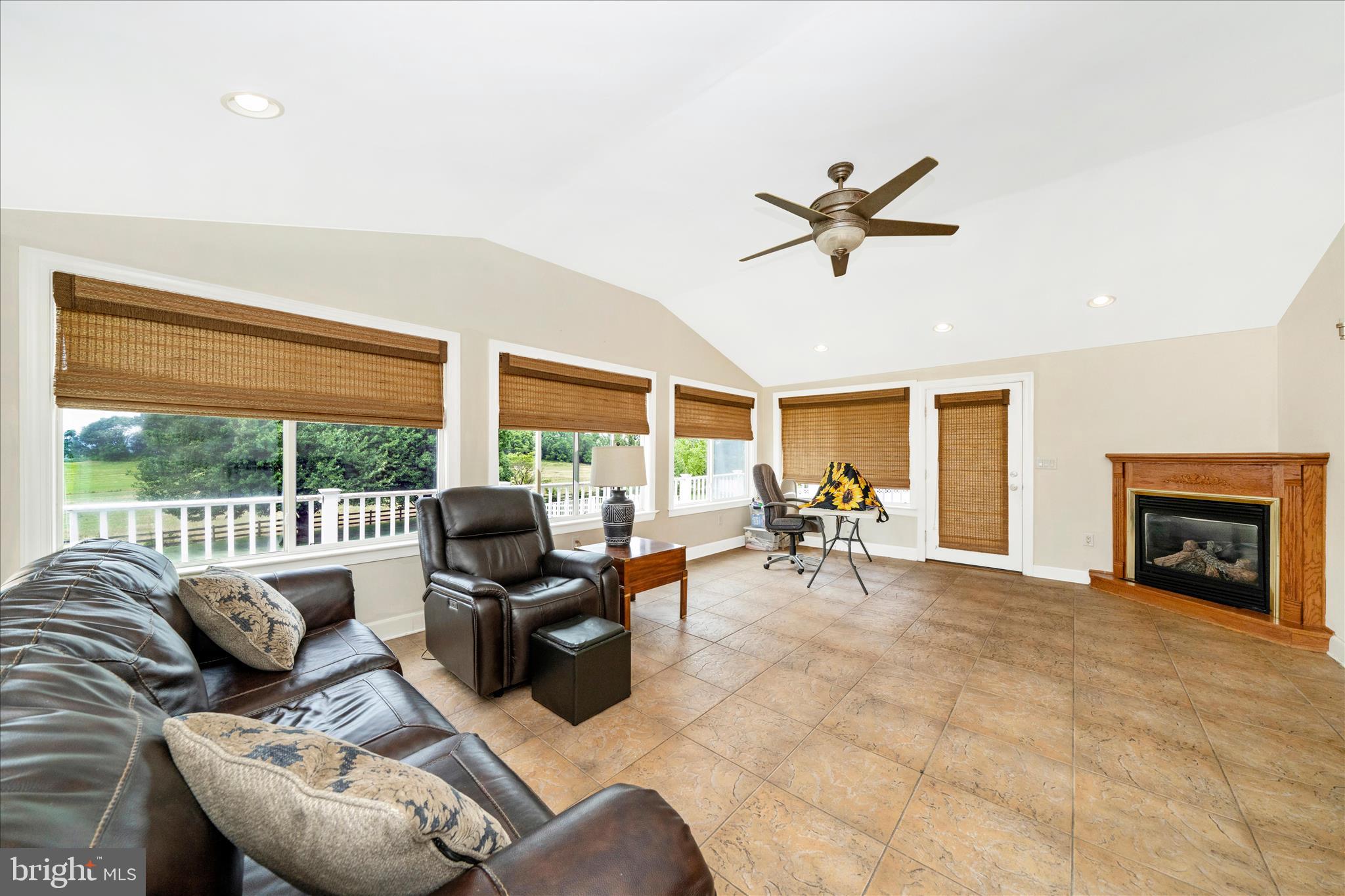 9534 Liberty Road Frederick, MD 21701 - Photo 25 of 70 a living room with furniture and a fireplace