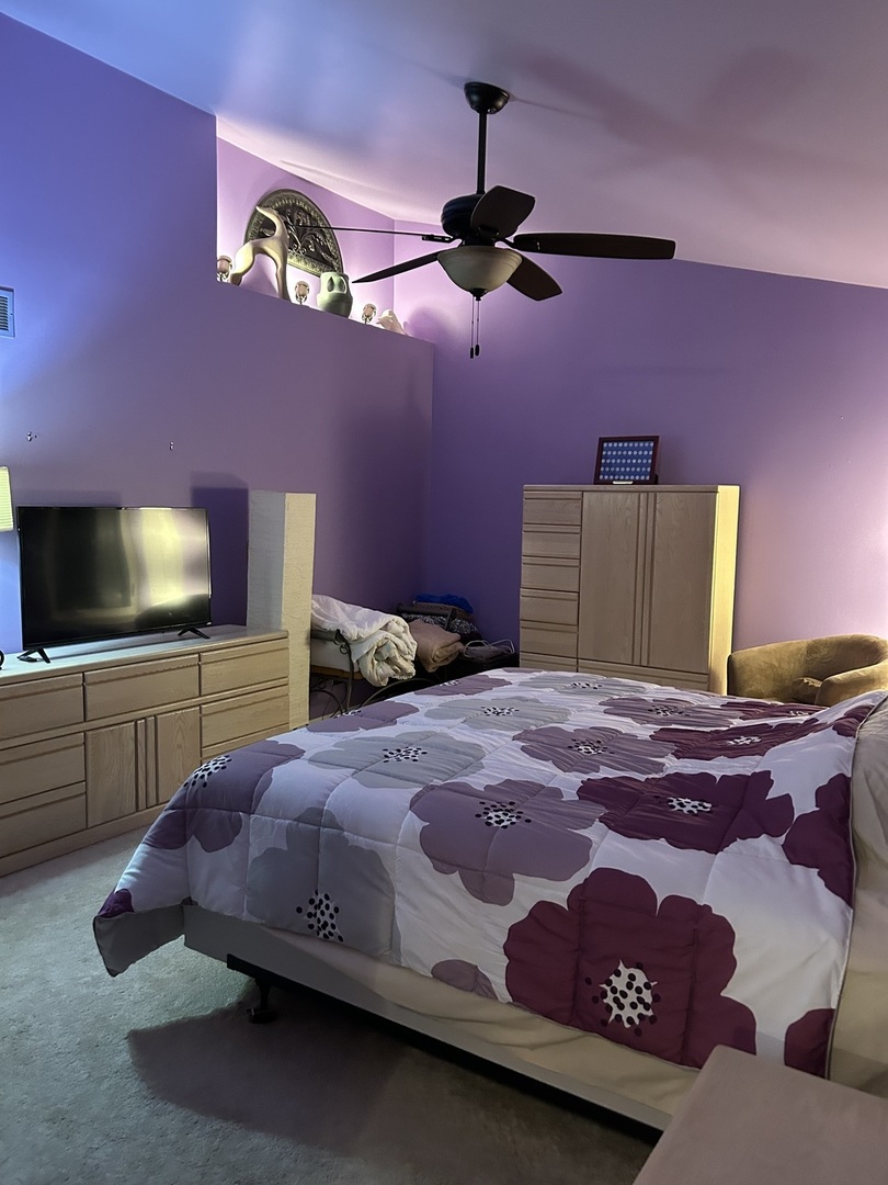 620 Old Oak Circle Algonquin, IL 60102 - Photo 15 of 29 a bedroom with a bed and a flat screen tv