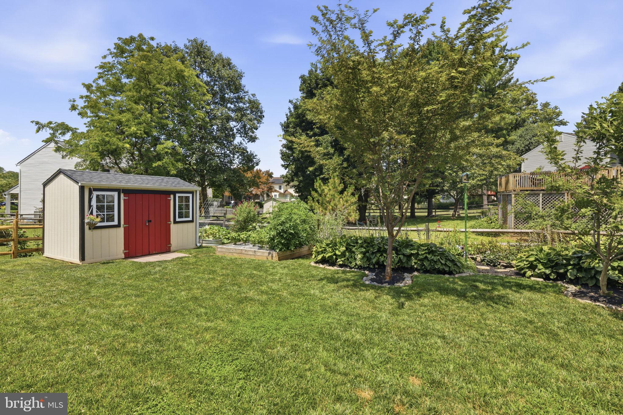 502 North Shamrock Road Bel Air, MD 21014 - Photo 41 of 46 Storage shed & fully fenced backyard